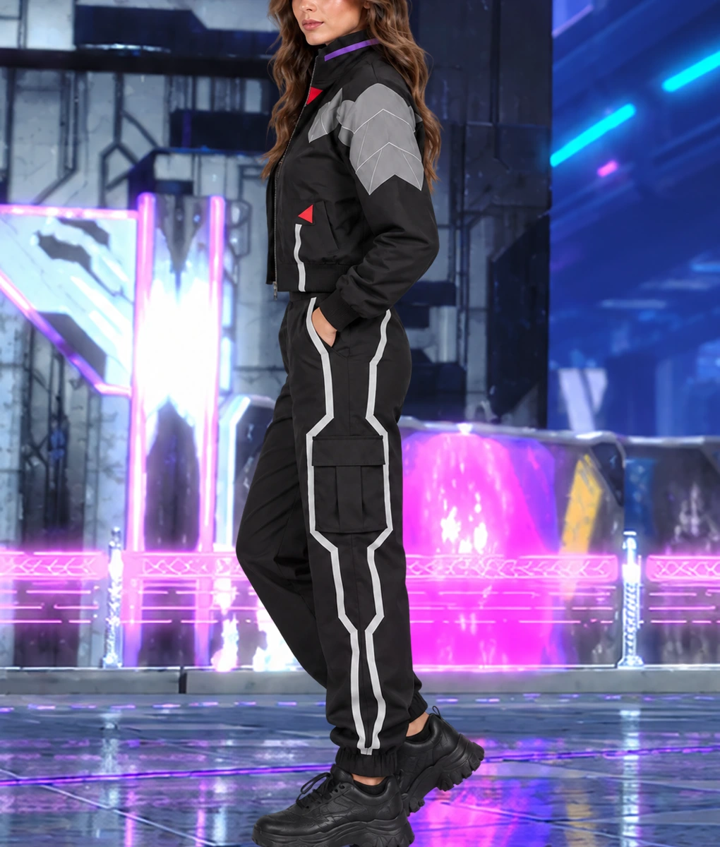 Cyberpunk Edgerunners Talia Yang Track Suit-Side