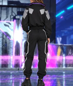 Cyberpunk Edgerunners Talia Yang Track Suit-Back