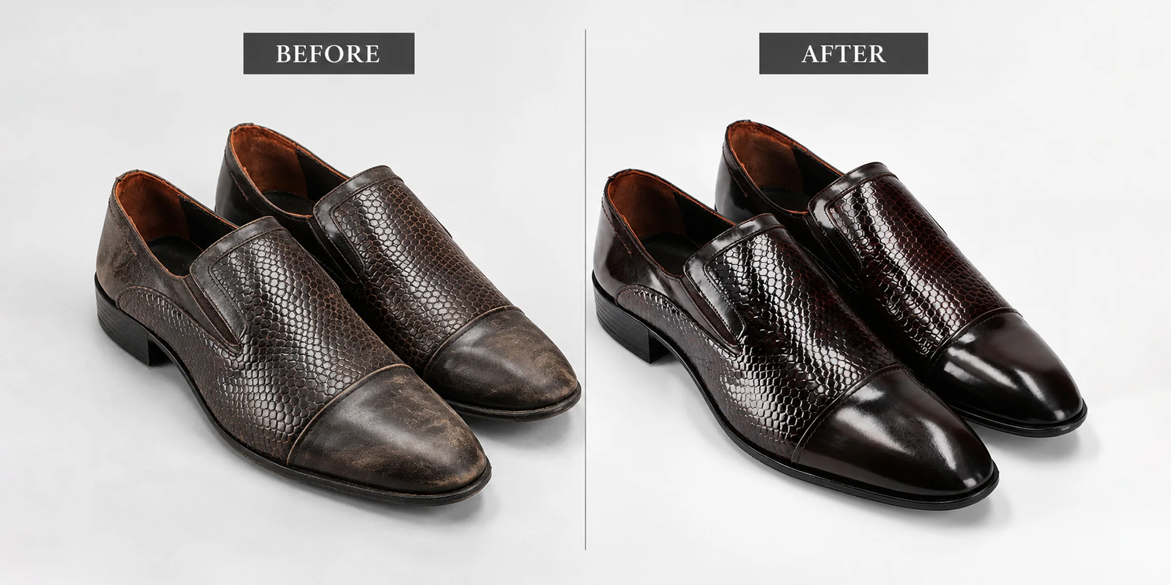 how to polish leather shoes