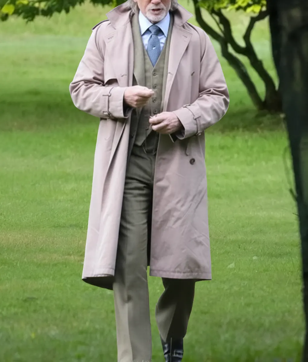 Wake Up Dead Man Daniel Craig Trench Coat-Front