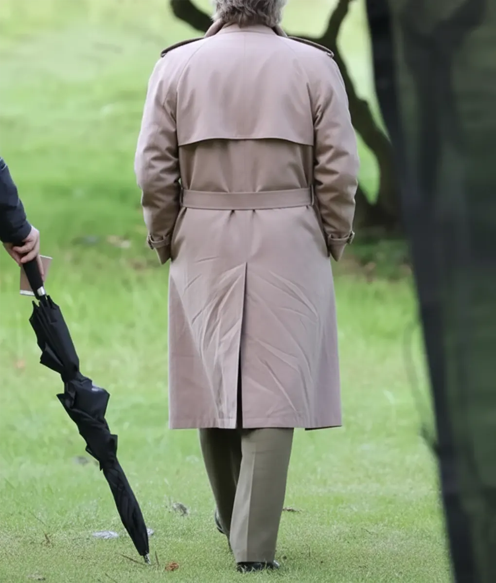 Wake Up Dead Man Daniel Craig Trench Coat-Back