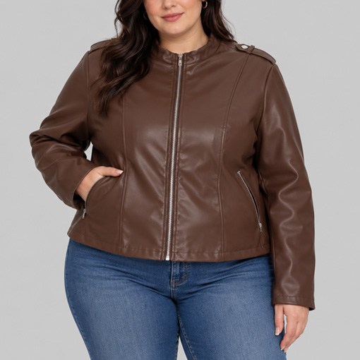 Plus Size Leather Jackets